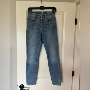 7 for All Mankind - The high waist ankle skinny - size 24